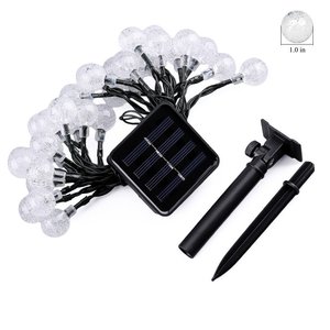 60 LED Năng Lượng Mặt Trời Chuỗi Đèn Ngoài Trời Năng Lượng Mặt Trời Bong Bóng Globe Chuỗi Lights Tiên Chiếu Sáng Đối Với Vườn, Sân, Bãi Cỏ - Product Image 3