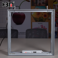 6000 Series Aluminium Extrusion Lightbox Photo Photo Cadre Seg Grade avec Service de Traitement de Coupe