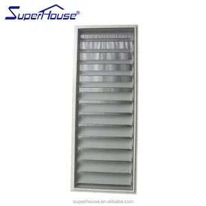 superhouse triangle window China aluminum louver shutter window with adjustable slats