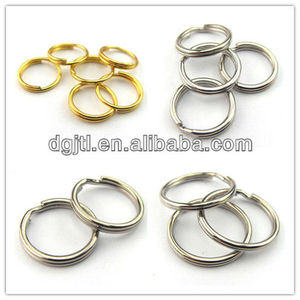 varios <span class=keywords><strong>de</strong></span> anillo partido clave <span class=keywords><strong>de</strong></span> hierro y níquel plateado anillo <span class=keywords><strong>de</strong></span> división <span class=keywords><strong>de</strong></span> oro - Product Image 1