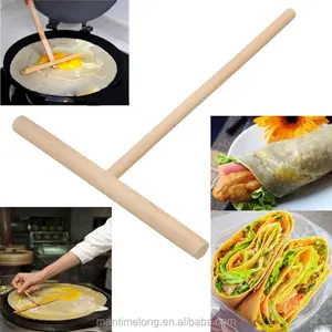 Pancake Batter Gỗ Spreader Stick Dụng Cụ Nhà Bếp