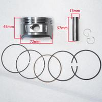 Kit de piston 72MM pour 250CC CF250 CN250 Jonway Kazuma Znen CF Moto ATV Buggy