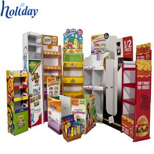 Promozione negozio di cartone ondulato pallet display per la frutta, pop banco di mostra carta, cartone display spedizioniere - Product Image 1