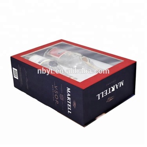 Boîte à cadeau, logo laser <span class=keywords><strong>personnalisé</strong></span>, verre <span class=keywords><strong>magnum</strong></span>, <span class=keywords><strong>champagne</strong></span>, vin rouge, pièces - Product Image 2