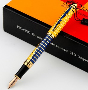 <span class=keywords><strong>Penna</strong></span> <span class=keywords><strong>Stilografica</strong></span> Picasso 81 Waitz of the Flower <span class=keywords><strong>in</strong></span> Metallo Nobile con Punta Dorata, Confezione Regalo Inclusa, Garanzia a Vita - Product Image 1