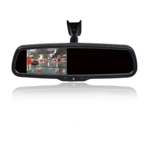 Видеовход для автомобильного зеркала заднего вида с TFT ЖК-дисплеем 4,3 дюйма и специальным монтажным кронштейном