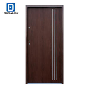 باب غرفة نوم فانغدا إسرائيلي مع شرائط ألومنيوم، أفضل الأبواب الفولاذية - Product Image 4