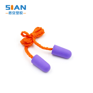 <span class=keywords><strong>Tapones</strong></span> de seguridad para los oídos con soporte, cordón de algodón CE - Product Image 2