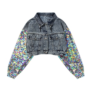 sequin jacket size 24