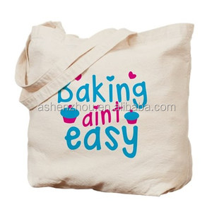 À la mode en gros impression personnalisée <span class=keywords><strong>vierge</strong></span> promotionnel shopping 100% <span class=keywords><strong>coton</strong></span> toile fourre-tout sacs en vrac - Product Image 3