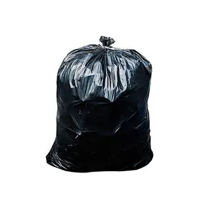 Black Dustbin Biodegradable Heat Seal Bin Line Large Waste Trash 40-45 gallon plastic garbage bag bolsas para la basura al mayor