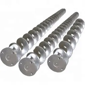 stainless steel shaftless screw spiral conveyor price for wasters/wet material/viscidity material