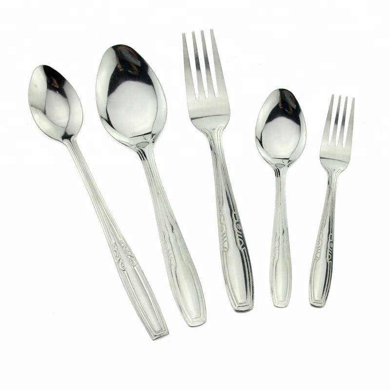 Indonesia 303 888 999 Garpu 301 Stainless Spoon Forks 555