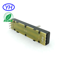 Potentiomètre linéaire double glissière de haute qualité 10K 20K 60mm 45mm de course 100K pour l'audio