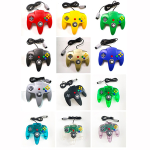 Mando Retro clásico <span class=keywords><strong>64</strong></span> N64, mando con cable para <span class=keywords><strong>Nintendo</strong></span> <span class=keywords><strong>64</strong></span>, sistema de videojuegos negro - Product Image 2