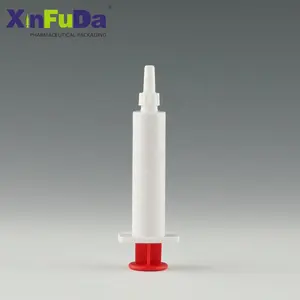 wholesale cheap price 13ml empty cow mastitis syringe OEM custom color sterile animal use plastic veterinary syringe for sale