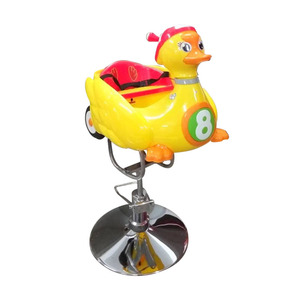 Silla de peluquero amarilla para niños, muebles de peluquería, juguete con forma de coche, sillas para cortar el pelo para niños - Product Image 1