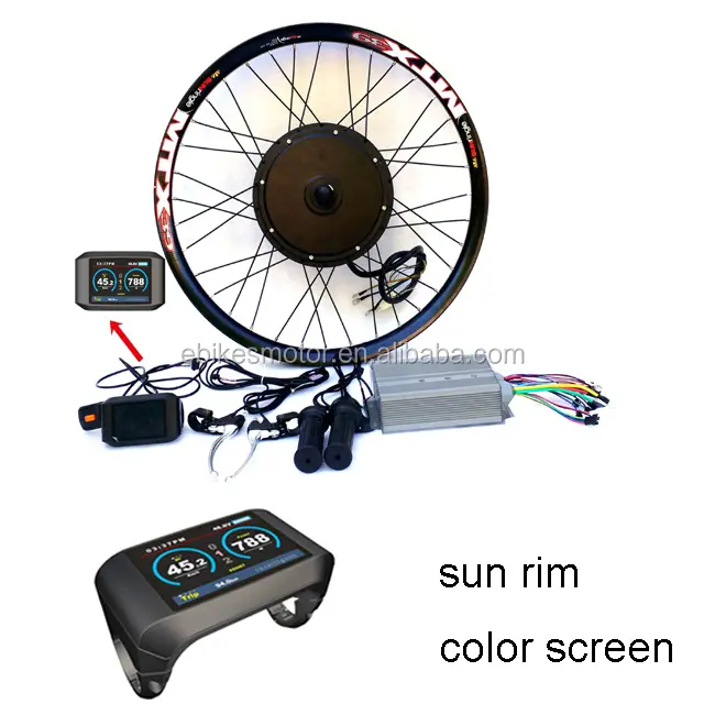 New Model 72v 5000 watt electric SUN wheel hub motor 20-29inch for ebike electric bike electric tricycle