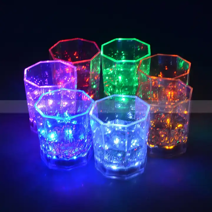 Source Verre lumineux en plastique à LED, ml, pour Bar, fête, Club, Bar,  verre à boisson on m.alibaba.com