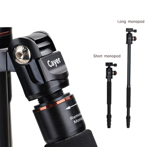 Bộ Chân Máy Ảnh Chuyên Nghiệp Cayer AT2450X3, 4 Chân Với Đầu Bi Chịu Tải 15KG, Máy Ảnh Kỹ Thuật Số Bằng Nhôm - Product Image 2