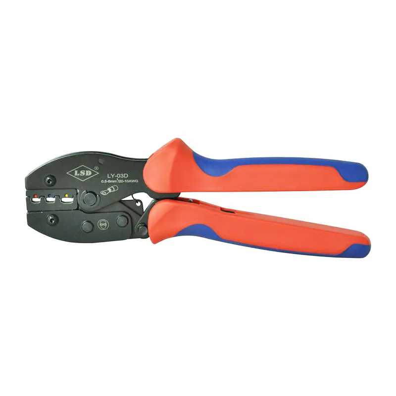 प्रकार के टर्मिनल crimping उपकरण crimping के लिए अछूता और बट कनेक्टर 0.5-6mm2