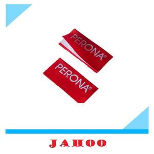 Doblado bordado marca lateral etiqueta tejida <span class=keywords><strong>para</strong></span> prendas de vestir de etiqueta - Product Image 1