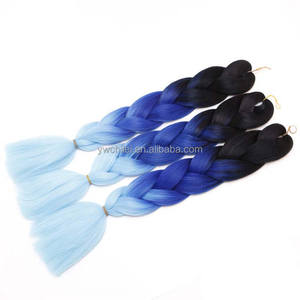 Extensions de <span class=keywords><strong>cheveux</strong></span>, tresses <span class=keywords><strong>Afro</strong></span> Jumbo en deux tons avec couleur ombré, 24 pouces, 24 pièces - Product Image 6