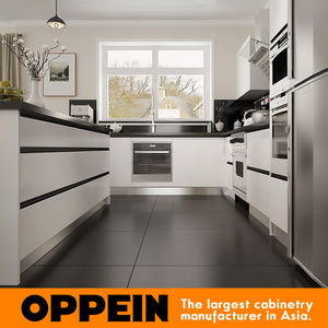 Blanco Laca Del Gabinete de Cocina Muebles del Paquete Plano para <span class=keywords><strong>el</strong></span> Proyecto de Australia - Product Image 3