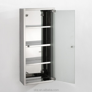 ตู้เก็บของติดผนังโลหะสำหรับห้องครัวพร้อมประตูกระจก - Product Image 3