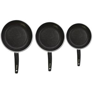 Bộ 3 Chiếc Chảo Rán Nhôm Rèn Có Tay Cầm Cảm Ứng Mềm - Product Image 5