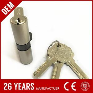 <span class=keywords><strong>DOMUS</strong></span> zamak S канавные ключи, Европейский профиль, латунный врезной замок, цилиндр с никелевой щеткой - Product Image 1