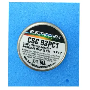 Downhole 가스 ELECTROCHEM CSC 93PC1 리튬 배터리 3B6045