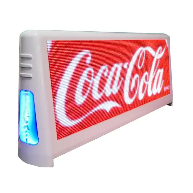 3G/4G Wifi Taxi Led Display/led Screen P2.5 P3 P4 P5 Car Advertising/taxi Top Sign For Advertising