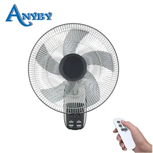 16 pollici ventilatore a muro con telecomando di controllo 7.5 ore timer e display A LED