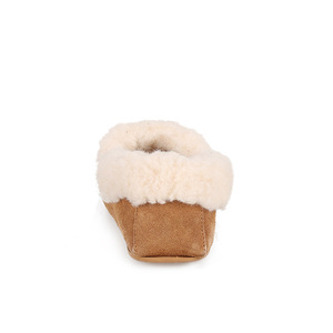 Mocassini Invernali in Pelle Scamosciata <span class=keywords><strong>con</strong></span> Pelliccia di Lana e Suola TPR per <span class=keywords><strong>Uomo</strong></span> e Donna, <span class=keywords><strong>Scarpe</strong></span> Casual - Product Image 3