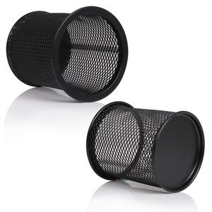 China Office Sample Black Powder Coated Office Desk <strong>Desktop</strong> Metal Mesh Pen Holder <strong>for</strong> Office <strong>Organizer</strong> - Product Image 4