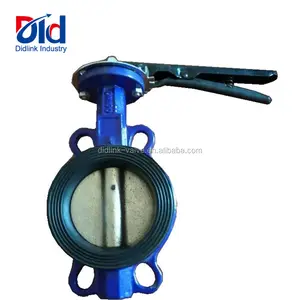 Cast Iron Wafer And Lug Type Soft Seal Clamped Keystone Kitz DN100 Supplier Butterfly Valve Price List