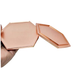 ヘキサゴンローズゴールドメタル缶詰ジャー蓋キャンドル蓋 - Product Image 3