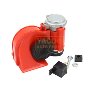 DC 12V 24V Compact Tone Blast Horn Air Pressure Horn with 125DB Relay Train Multi-tone & Claxon Horns Parts