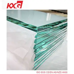 Kxg Tempered Kaca untuk UKURAN 8 Mm 10 Mm 12 Mm 19 Mm Partisi Kantor Kaca Dinding