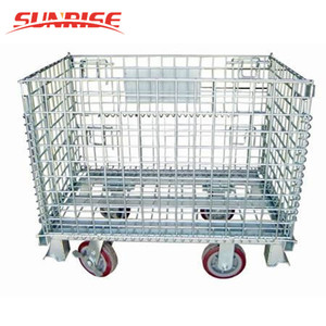 Lồng Lưới Thép Sử Dụng Trong Kho Hộp <span class=keywords><strong>Pallet</strong></span> Thép Kim Loại Để Lưu Trữ - Product Image 6