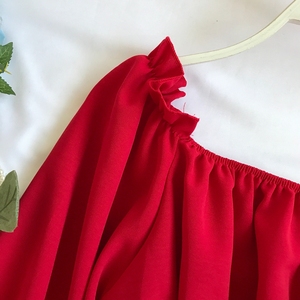 5 couleurs femmes Blouses élasticité Slash cou à manches longues hauts chemise bureau dame porter au travail décontracté élégant Sexy <span class=keywords><strong>haut</strong></span> court E10399 - Product Image 4
