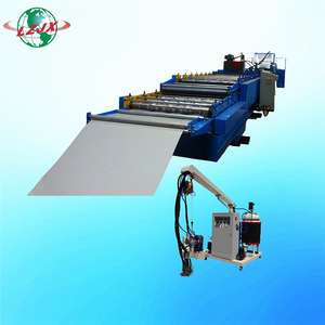 Painel em sanduíche de poliuretano linha de produção, linha de produção de espuma de placa decorativa - Product Image 3