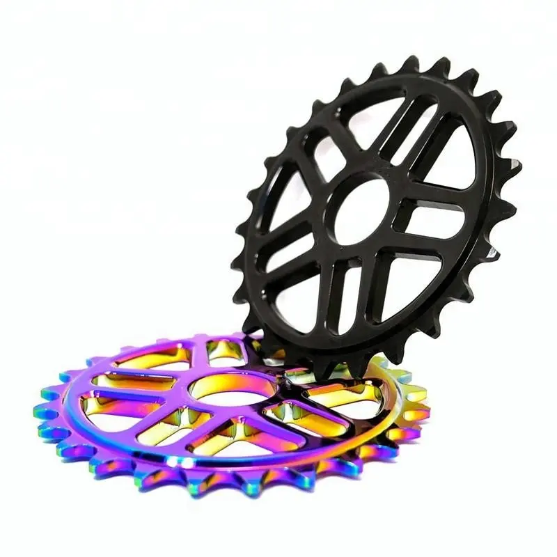 विभिन्न Anodized रंग BMX साइकिल भागों एल्यूमीनियम BMX के साथ Sprocket