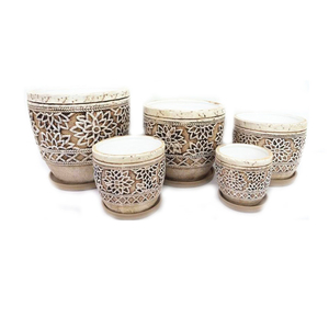 Hecho <span class=keywords><strong>a</strong></span> mano hogar Decoración jardín vertical <span class=keywords><strong>macetas</strong></span> de cerámica al aire libre <span class=keywords><strong>macetas</strong></span> con platillo - Product Image 1