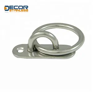 Anelli in acciaio inossidabile 304/316 fibbia per cintura Hardware marino con anello a D saldato