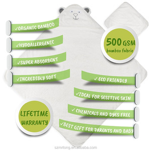 Serviette à capuche pour bébé, serviette <span class=keywords><strong>de</strong></span> <span class=keywords><strong>bain</strong></span> très douce, pour garçons et filles, visage d'animaux <span class=keywords><strong>de</strong></span> plage, 100% coton - Product Image 4