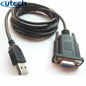 Utech YT-UDF01 FTDI USB para serial RS232 FT232RL Chipset USB para DB9 Fêmea adaptador conversor cabo
