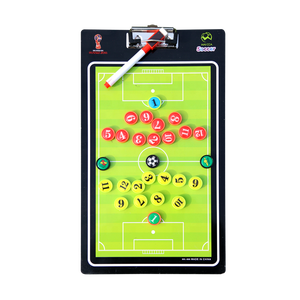 Planche d'entraîneur de football PVC de bonne qualité planche de tactique de football presse-papiers effaçable à sec planche d'entraînement double face équipement de football - Product Image 2