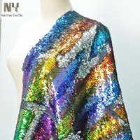 Nanoyee — Textile à paillettes Double face, 5mm, tissu à paillettes balance de poisson